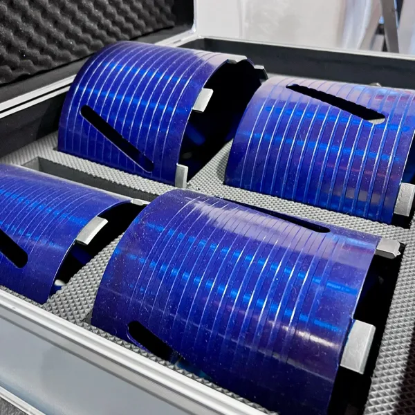 Pipeborsett med lasersveisende segmenter