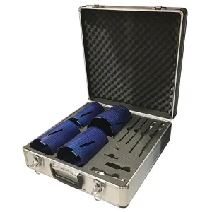 Komplett borsett for effektiv tørrboring, uten vannsøl og slam