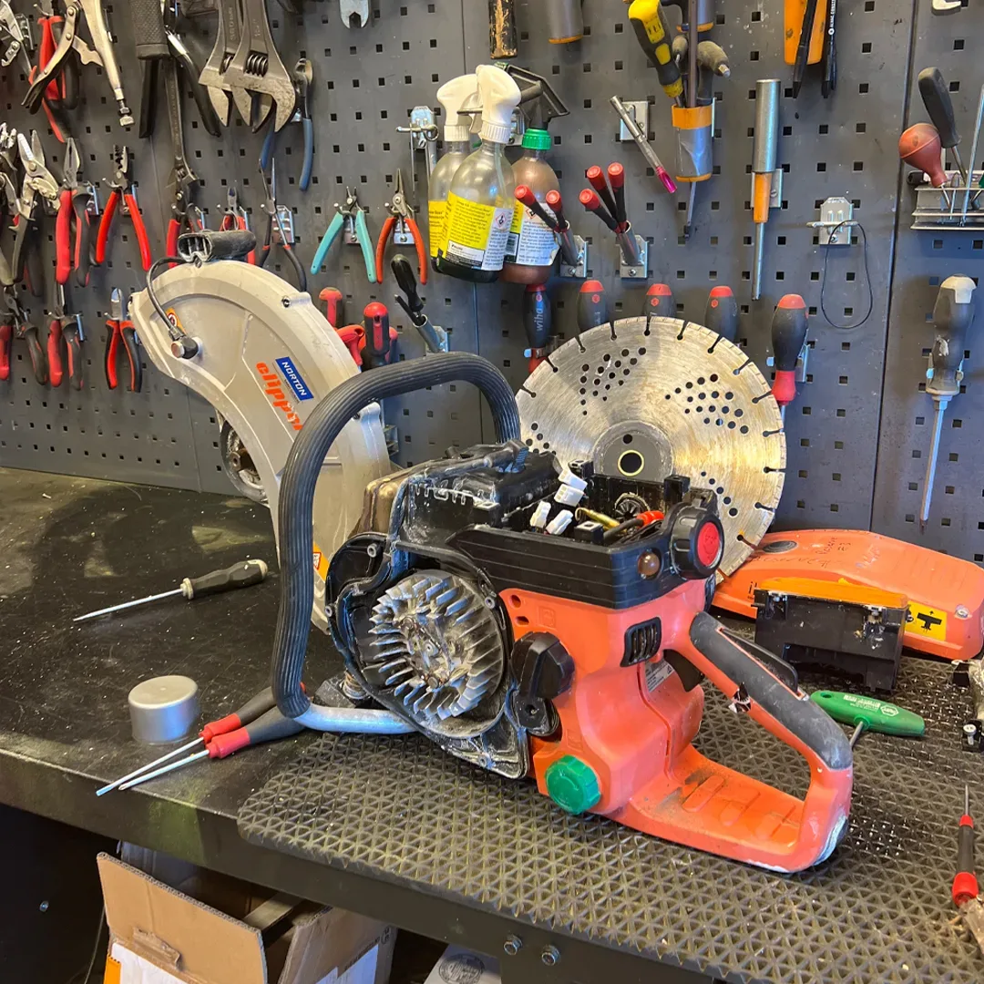 Dia Proff Norge har eget serviceverksted