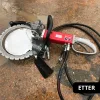 Bilde av ringsag etter den er renset med cretebeater betongrens.