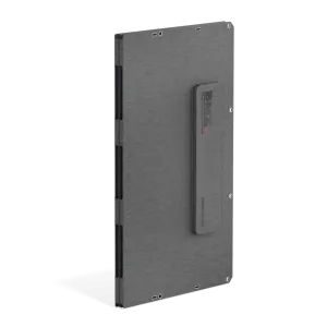 En sammenbrettet BMZ solcellepanel 400W
