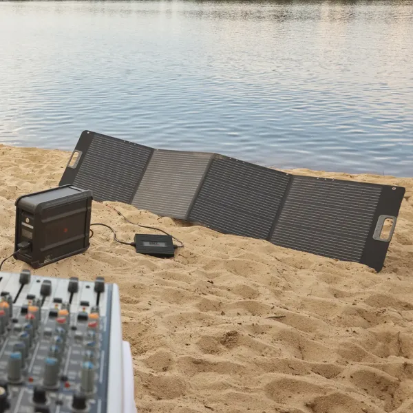 BMZ Power2go Life med solcellepanel