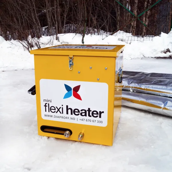 Flexi Heater Mini Komplett Teletiner med lokket lukket