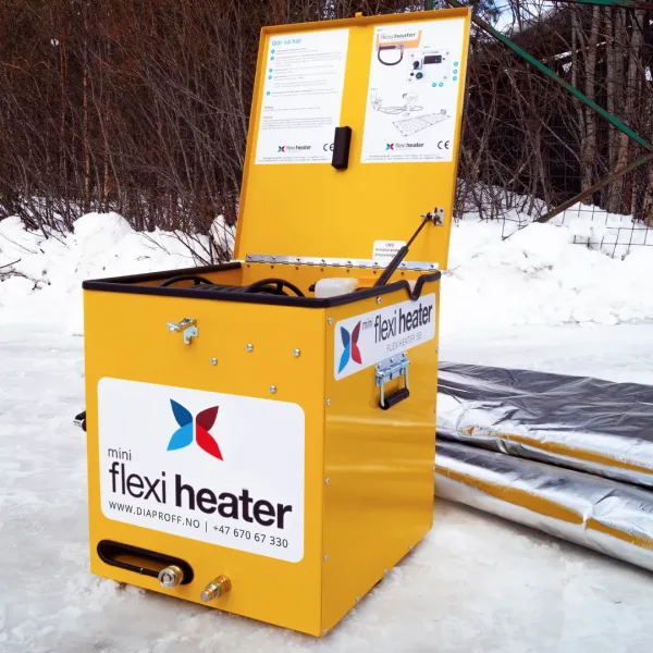 Flexi Heater Mini Komplett Teletiner med åpent lokk