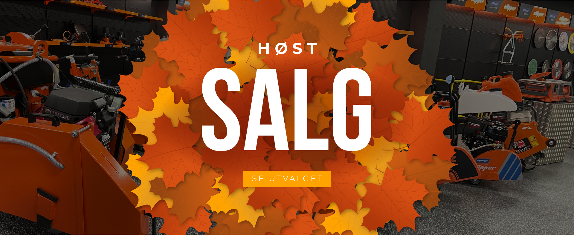 Høstsalg banner