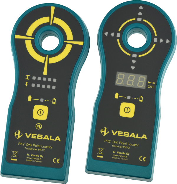 Produktbilde av borguide Vesala PK2, en elektronisk borepunktfinner