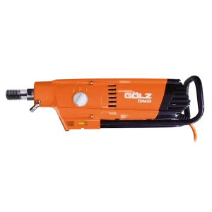 Nærbilde av kjernebormaskinen EDM33, sett fra siden