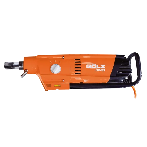 Nærbilde av kjernebormaskinen EDM33, sett fra siden