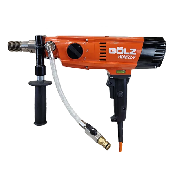 Kernebormaskin HDM22P med pistolhåndtak sett fra siden