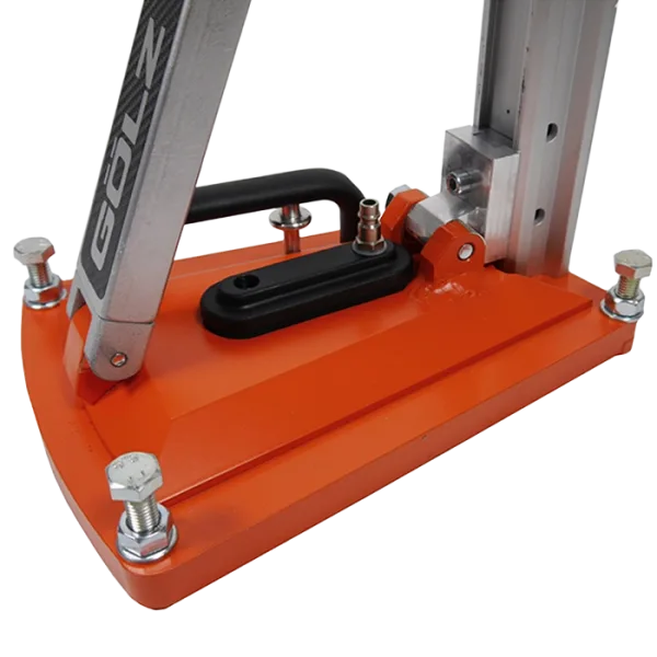 Nærbilde av foten til SD160 kjerneborstativ